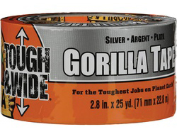 Tough & Wide Black Gorilla Tape